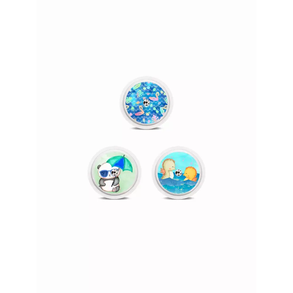Libre 2 Stickers, Summer Edition with tropical and beach-themed designs.