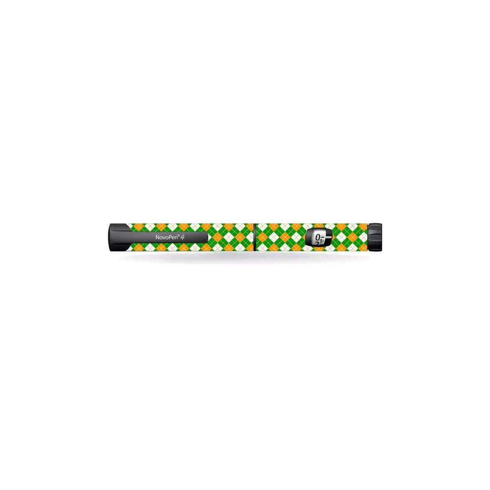 novopen insulin pen sticker st patricks variation design for personalized diabetes device decoration