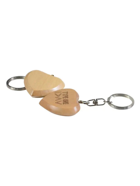 Nyckelringar i trä för typ 1-diabetiker - Kaio-Key Hanger