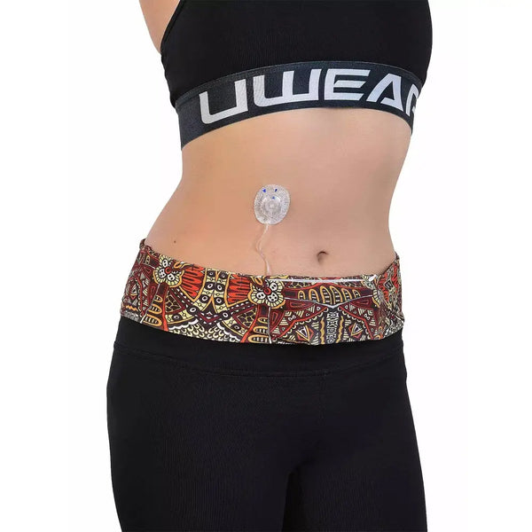 Mönstrat midjeband för insulinpump, Dia-BellyBand Prints
