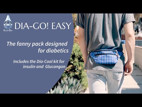 Bältesväska med insulinkylning för barn med diabetes, Dia-Go Easy Kids