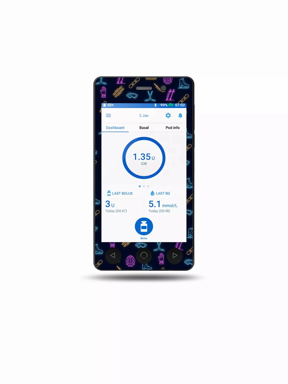 Omnipod DASH Sticker - Winter Collection