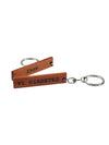 "T1 Diabetes" nyckelring i trä I>∧∨ - Kaio-Key Hanger
